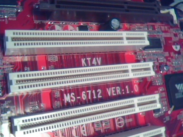 Motherboard Athlon SocketA MSI MS-6712 Ver:1.0 KT4V - image 3