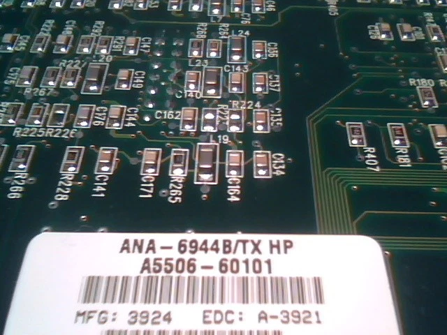 HP ANA-6944B/TX Ethernet PCI Card Quad Port 1747206-02 A5506-60101 - image 5
