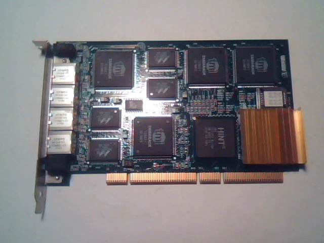 Quad Gigabit PCI-X Network Card Antares LA-4GC-F0101 Rev4 Tamarack TC9021
