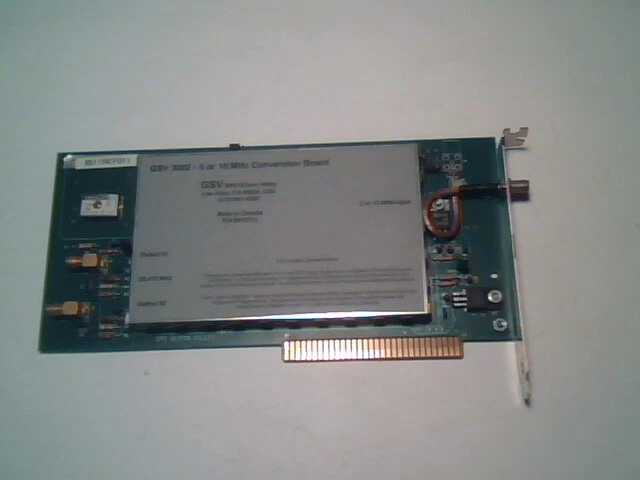 GSV GPS Silicon Valley Frequency Generator Card 1995 Vintage 8bit ISA 5150 PC