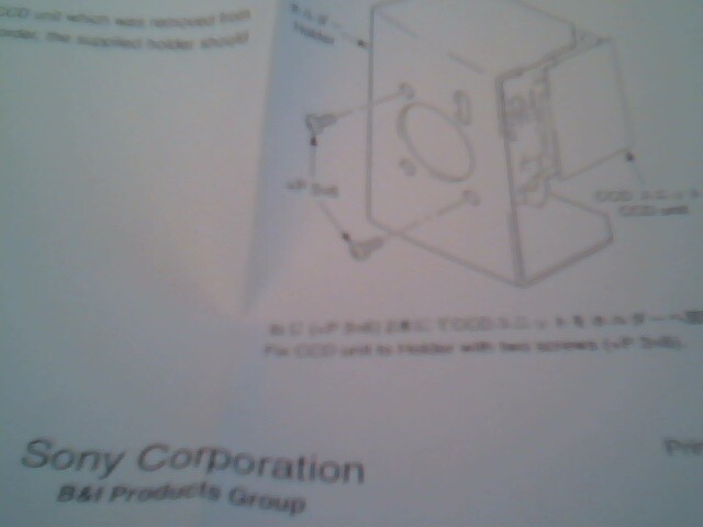 NEW in box SONY DYC-D30WSL CCD Unit 520,000-pixel Power HAD WS A-8317-818-A - image 7