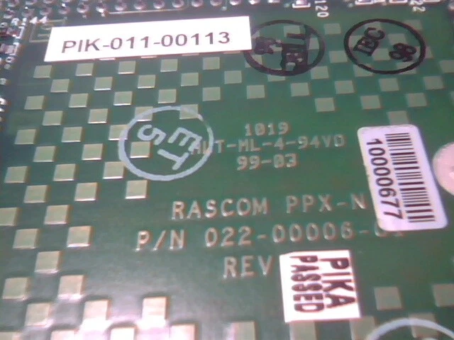 USSP PIKA PRIMENET PCI 24T4 PRI19110B CARD RASCOM 022-00006-08 TELEPHONY BOARD - image 7
