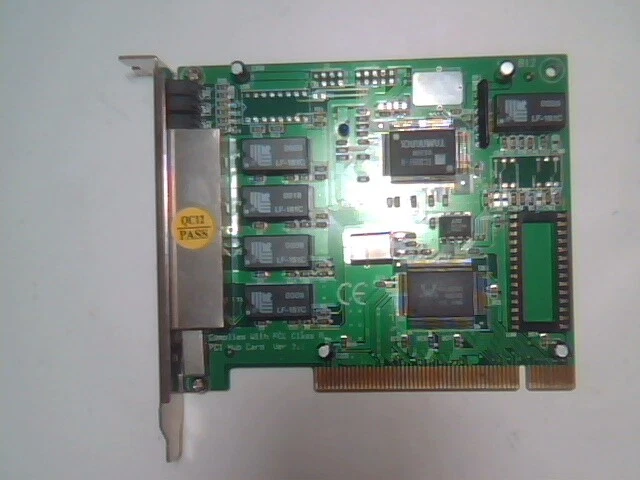 4-Port Ethernet PCI Hub Card ver 1.1 Realtek RTL8029AS Tamarack TC3097-8 2000