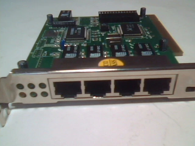 4-Port Ethernet PCI Hub Card ver 1.1 Realtek RTL8029AS Tamarack TC3097-8 2000 - image 3