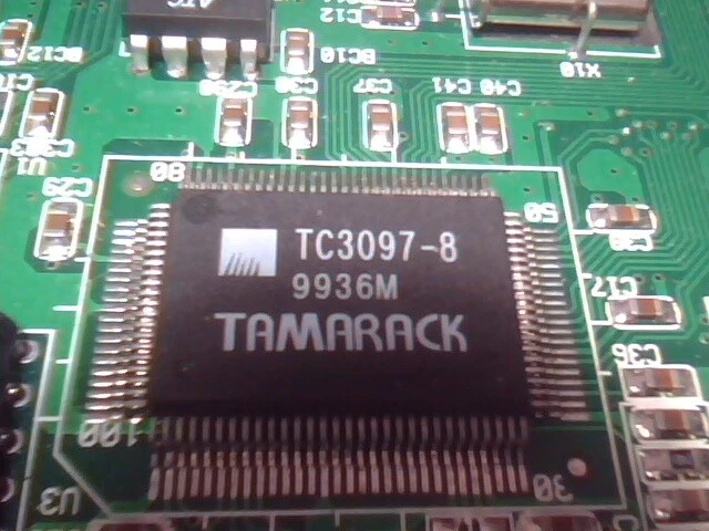 4-Port Ethernet PCI Hub Card ver 1.1 Realtek RTL8029AS Tamarack TC3097-8 2000 - image 6