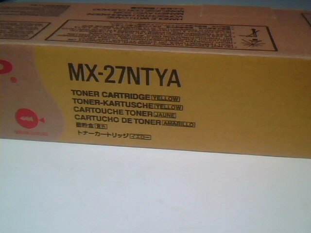 New Genuine Sharp MX-27NTYA Yellow Toner Cartridge for MC-2300 2700 - image 3
