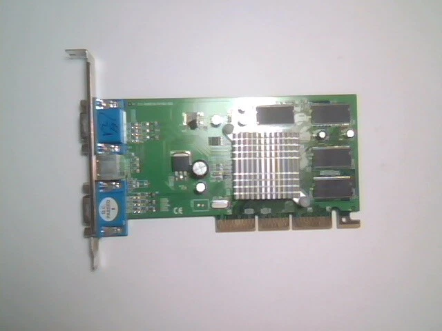 Video Graphics Card AGP ATI RADEON DV100 DDR 7000 32MB Dual FS-SST-ATI7000