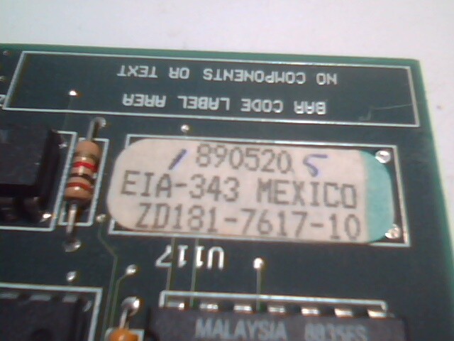 Heathkit Zenith ZX-BOX Interface Card 8bit ISA for Expansion Box Chassis vintage - image 5