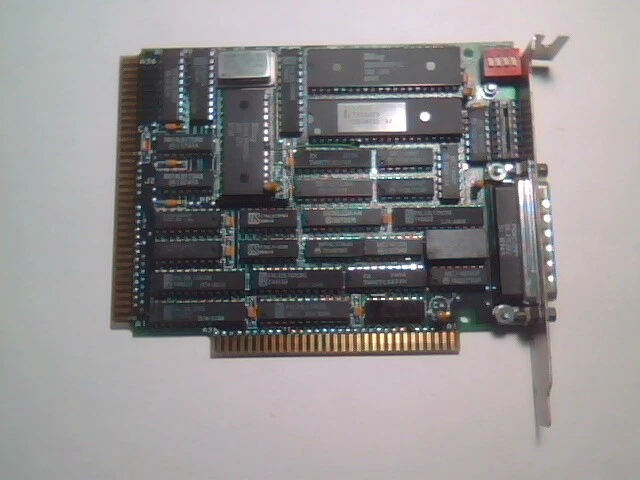 RS-232 Serial Interface Card 8bit ISA vintage 90101574-02 RevA Z80 CPU 1987