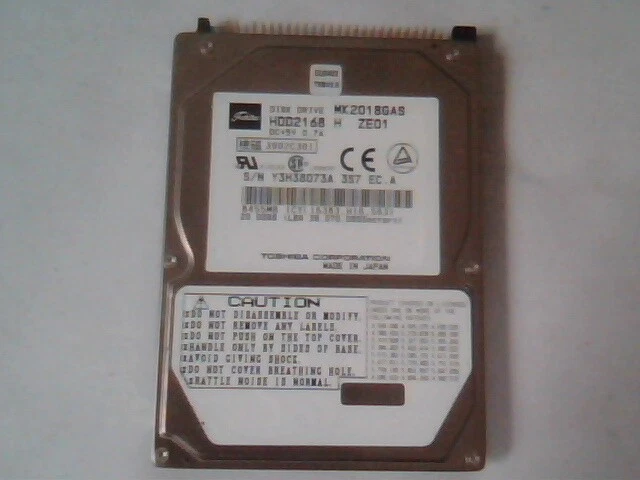 2.5 Hard Drive IDE Disk Toshiba MK2018GAS HDD2168 H ZE01
