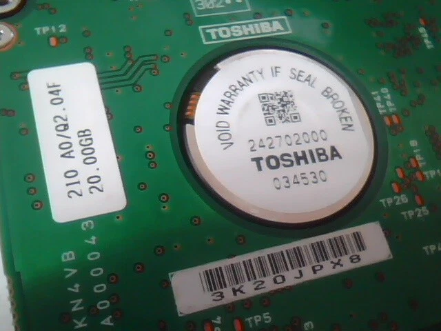 2.5 Hard Drive IDE Disk Toshiba MK2018GAS HDD2168 H ZE01 - image 4