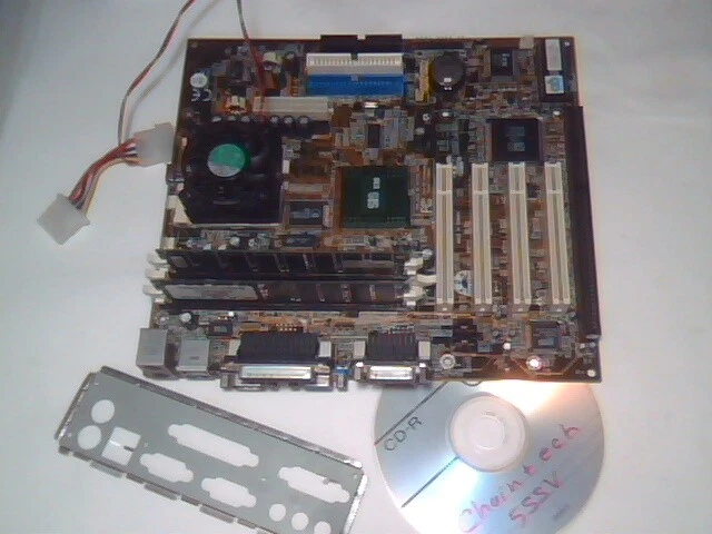 Motherboard Pentium Super Socket7 Chaintech CT-S55V MB-S55V SiS530 ATX ISA 500MH