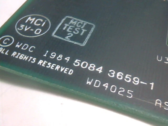Vintage 1984 WDC WD4025 8-bit ISA PC/XT Network Card X.25 Packet-Switching - image 4