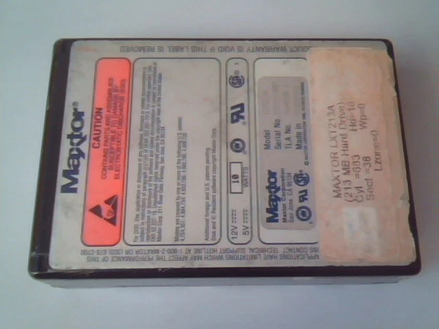 Hard Drive Disk IDE Maxtor LXT213A 213 MB 9648308 a