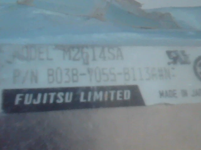 Hard Disk Drive IDE SCSI Fujitsu M2614SA B03B-Y055-B113A#N Label G HD000277 - image 2