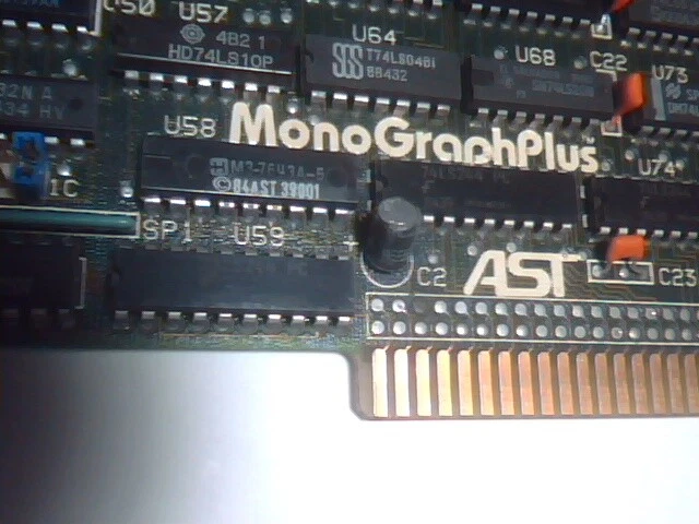 AST MonoGraphPlus Video 8bit ISA Multi-IO Card - ONLY ONE IN THE WORLD - vintage - image 4