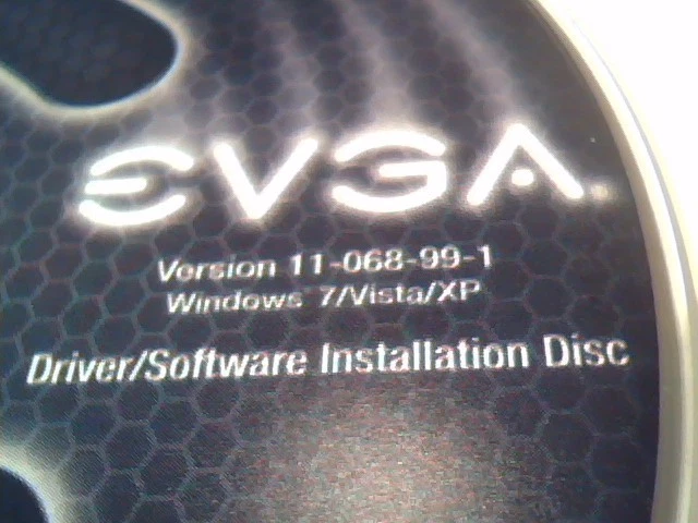 Genuine EVGA CDROM Drivers Utilities VER-11-068-00-1 Windows 7/Vista/XP - image 3