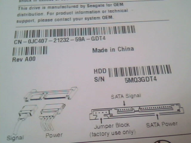 SATA Hard Disk Drive Seagate Barracuda ST340014AS 9W2015633 100355437 A14H02 - image 4