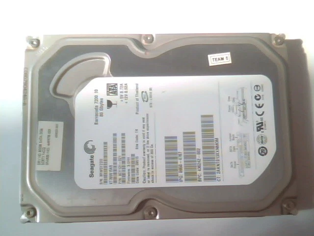 SATA Hard Disk Drive Seagate Barracuda ST380815AS 9CY131021 3.CHH 7200.10 80GB
