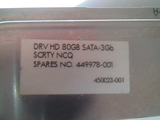 SATA Hard Disk Drive Seagate Barracuda ST380815AS 9CY131021 3.CHH 7200.10 80GB - image 3