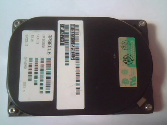 SCSI Hard Disk Drive Conner CP30200 SUN13 370141701 AP9ECL6