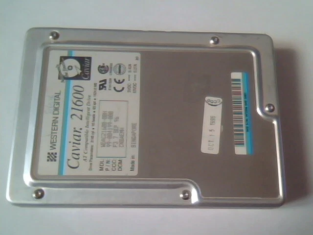 IDE Hard Disk Drive Western Digital Caviar 21600 WDAC21600-00H 99-004199-000