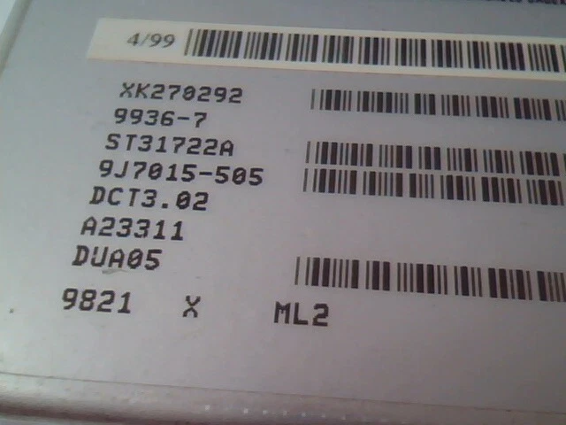 IDE Hard Disk Drive Seagate Medalist ST31722A 9J7015-505 A23311 DCT3.02 - image 3