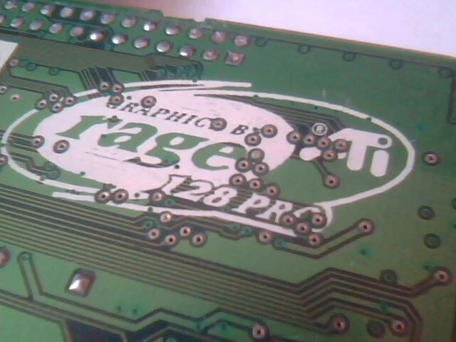 Video Graphics Card AGP ATI 109-65700-20 128 Pro Rage R128 PRO R128P SD32M 32M - image 6