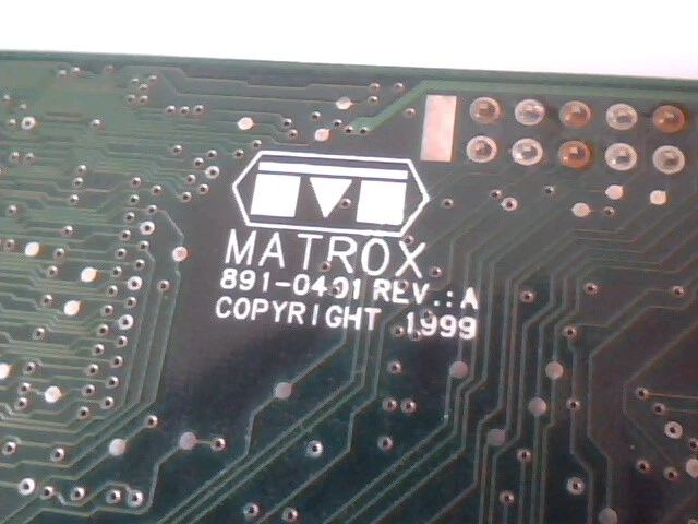 AGP Video Graphics Card Matrox MGI G4+M4A16G 891-0401 Rev A MT03650 VGA - image 5