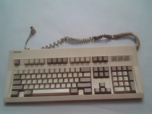 Epson Keyboard Q203A A103A-AA Seiko - C9S4D84701 - vintage, working