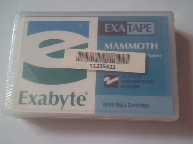 Data Cartridge Storage Exatape Mammoth 125M AME 14GB 8mm exabyte - BRAND NEW