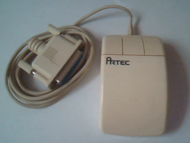 Vintage Artec Mouse - Switch for PC 3-key and MS 2-key - WORKING!