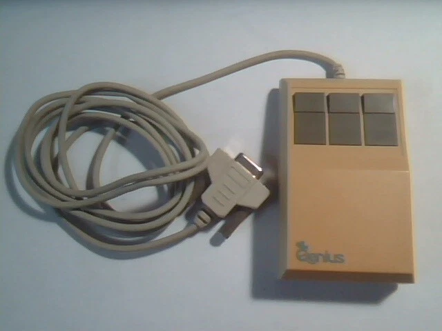 Vintage Genius Mouse GM-6000 39488 9-pin Kun Ying FSU4VVGM-DY - working