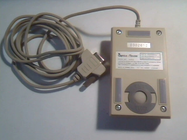 Vintage Genius Mouse GM-6000 39488 9-pin Kun Ying FSU4VVGM-DY - working - image 3