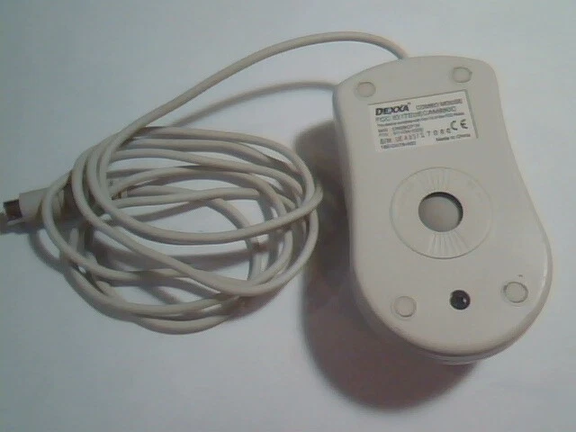 Vintage Dexxa Combo Mouse DM2BCP W 811436-0000 2-button PS/2 - Working - image 2