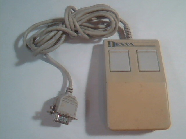Vintage Dexxa Mouse MB-82-9F DZL6QBC Two-button - WORKING!