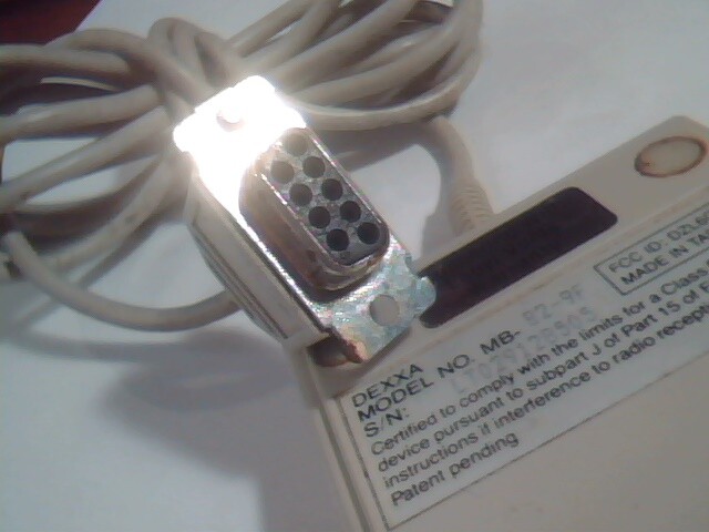 Vintage Dexxa Mouse MB-82-9F DZL6QBC Two-button - WORKING! - image 5