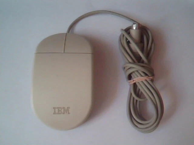Vintage IBM Mouse 33G5430 33G5420 PS/2 2-button DZL33G5430 - Working