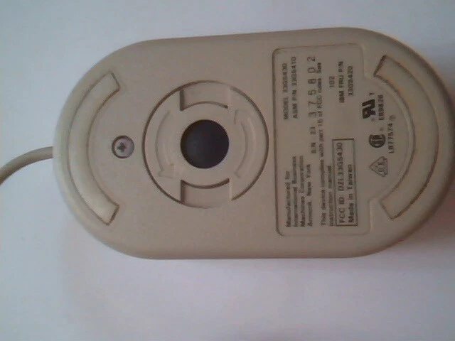 Vintage IBM Mouse 33G5430 33G5420 PS/2 2-button DZL33G5430 - Working - image 6