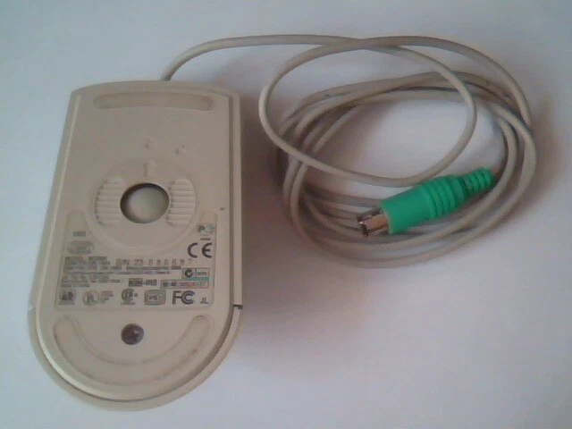 Vintage IBM MO09K Mouse 28L1865 PS/2 3-button - Working - image 2
