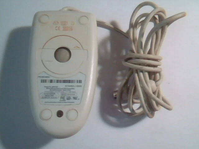 Vintage Microsoft Wheel Mouse Serial PS/2 compatible X03-69944 WM1 - Working - image 3