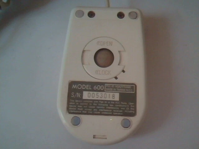 Vintage Firenze Mouse Model 600 3-button 9-pin serial connector - Working - image 4