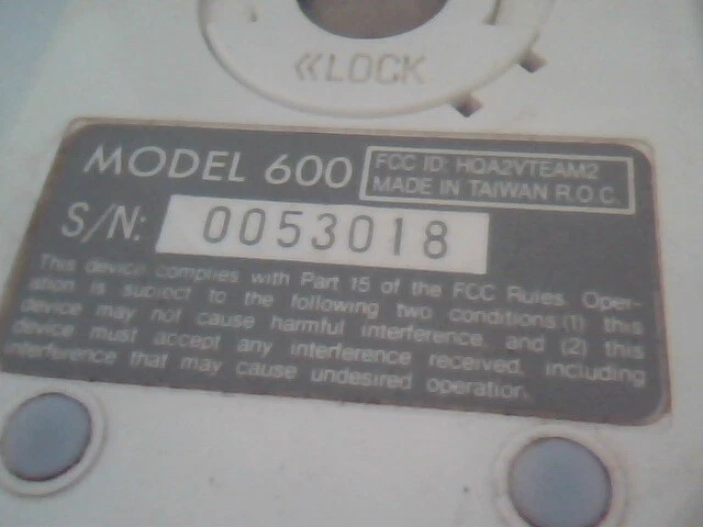 Vintage Firenze Mouse Model 600 3-button 9-pin serial connector - Working - image 5