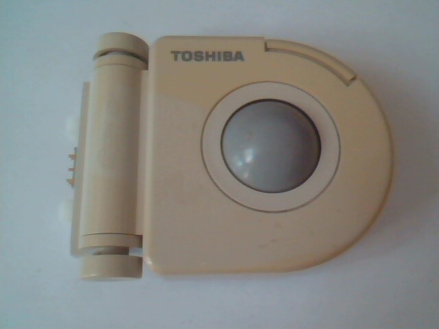 Vintage Toshiba ZA1051 Microsoft Ballpoint Laptop Mouse QuickPort - Working