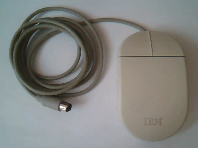 Vintage IBM Mouse 13H6690 06H4595 PS/2 2-button DZL210429 - Working