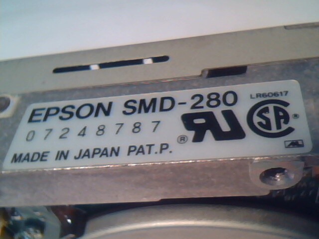 720K Floppy Disk Drive Epson SMD-280 SMD280L011-04 26-pin Toshiba Laptop - image 4