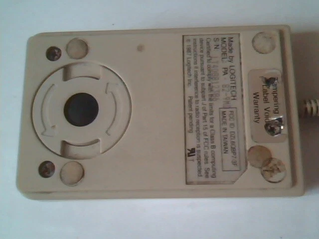 Vintage Logitech 2-button Mouse PA-82-9MD Bus - Working - image 3