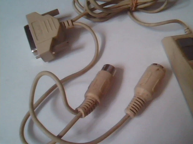 Vintage Genius Mouse GM-3A 25-pin DIN connectors 3-button - Working - image 2