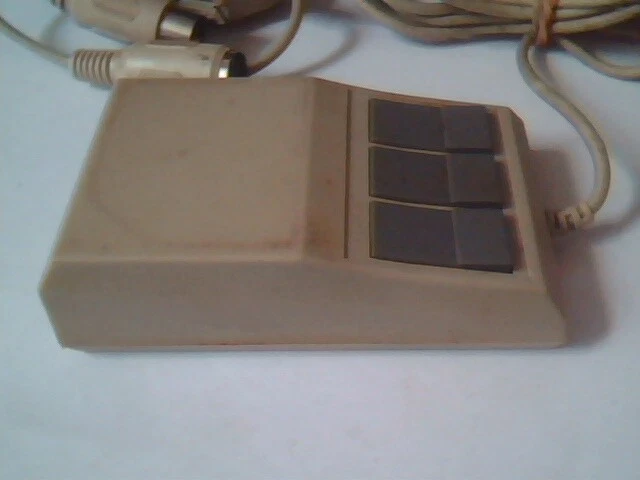 Vintage Genius Mouse GM-3A 25-pin DIN connectors 3-button - Working - image 3