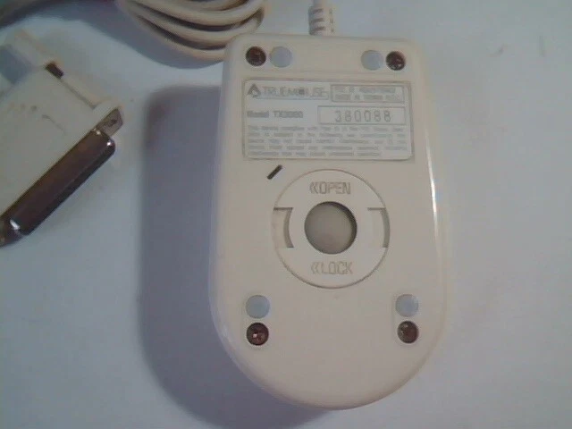 Vintage Truemouse Model TX3000 Mouse 3-button 25-pin - Working - image 4